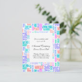 パステルヨガワードクラウドパタエレガントーン 招待状 (スタンド正面)