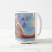 パステルライトのジンジャーキットン コーヒーマグカップ (正面右)