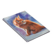 パステルライトのジンジャーキットン ノートブック (右側)