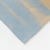 パステルライトのジンジャーキットン フリースブランケット (角)