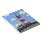 パステルライトハウスアンドラベンダーフィールド ノートパッド (アングル)