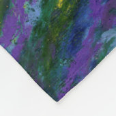 パステルライトハウスアンドラベンダーフィールド フリースブランケット (角)