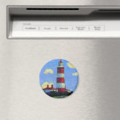 パステルライトハウスアンドラベンダーフィールド マグネット (インサイチュ (食洗機))