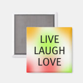 パステルライブ、笑い、愛 マグネット (正面/裏面)