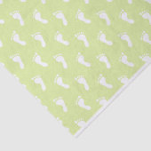 パステルライムグリーンベビー足 薄葉紙 (詳細)