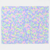 パステルライムフリースシェルパブランケット フリースブランケット (正面(横))