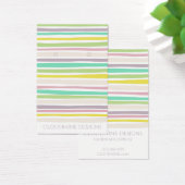 パステルラインイヤリングネックレスジュエリーディスプレイカード (デスク)