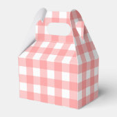 パステルラズベリーレッドハッピーイースタープレイドパターン フェイバーボックス (裏面サイド)