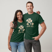 パステルラッキーシャムロッククローバー文字セントパトリックの日 Tシャツ (ユニセックス)