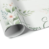 パステルラッピング紙とグリーン&フローラデザイン ラッピングペーパー (ロールコーナー)