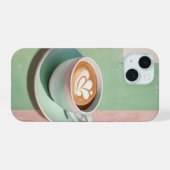 パステルラテ iPhone 15ケース (裏面横)