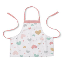 パステルラブハートカラフルパターン