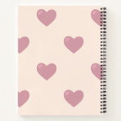 パステルラブハート ノートブック (裏面)