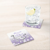 パステルラブバードカスタムウェディングコースター ペーパーコースター (インサイチュ)