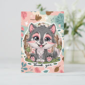 パステルラブリーウルフ サンキューカード (スタンド正面)