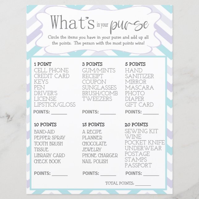 パステルラベンダーとアクアツィヒwhatsあなたの財布 (正面)