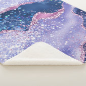 *~*パステルラベンダーアゲートホログリッター海AP8 シェルパブランケット (3/4)