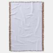 パステルラベンダーカ無地のラー |クラシック |エレガント | スローブランケット (正面縦)