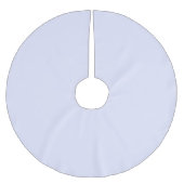 パステルラベンダーカ無地のラー |クラシック |エレガント | ブラッシュドポリエステルツリースカート (正面)