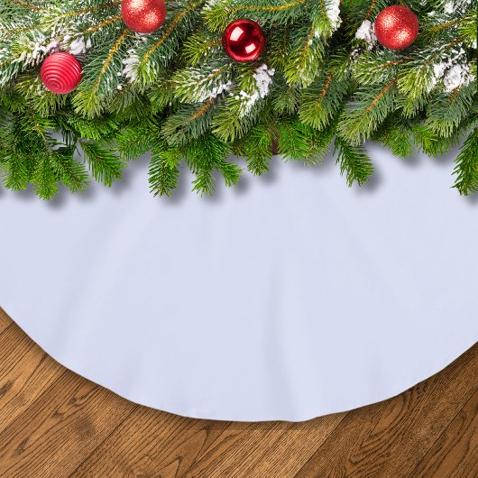 パステルラベンダーカ無地のラー |クラシック |エレガント | ブラッシュドポリエステルツリースカート