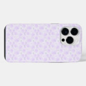 パステルラベンダーバラ iPhoneケース (裏面横)