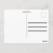 パステルラベンダーブルー ポストカード (裏面)