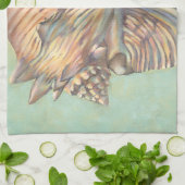 パステルラージコンチシェル キッチンタオル (折り畳み)