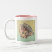 パステルラージコンチシェル ツートーンマグカップ (左)