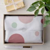 パステルラージポカドットデザイン 薄葉紙 (ギフト)