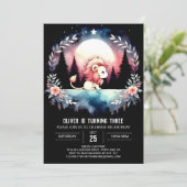 パステルリオ威厳のあるン誕生日 招待状 (スタンド正面)