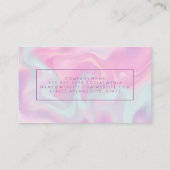 パステルリキッドバックグラウンド |フレーお洒落ム 名刺 (裏面)