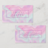 パステルリキッドバックグラウンド |フレーお洒落ム 名刺 (正面/裏面)