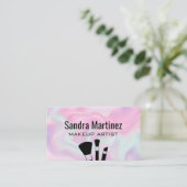 パステルリキッドバックグラウンド 名刺 (スタンド正面)