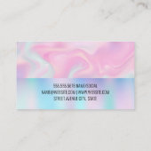 パステルリキッドバックグラウンド 名刺 (裏面)
