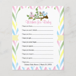 パステルリス赤ちゃん女の子シャワー – ウィッシュ