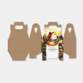 パステルリトルウエスタンカウボーイベビーシャワー フェイバーボックス (折り畳みなし)