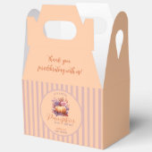 パステルリトルカボチャが途中の赤ちゃんシャワー フェイバーボックス (見開き)