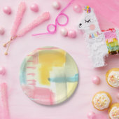 パステルリュックスI ペーパープレート (パーティー)