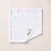 パステルリリーイースターと美しいイースタークロス バスタオルセット (ウォッシュタオル)