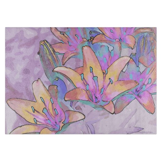 パステルリリーラブ カッティングボード (正面)