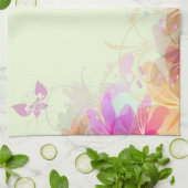 パステルリリー結婚ズ キッチンタオル (折り畳み)