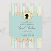 パステルリージェンシーSweet sixteen招待状 招待状 (正面/裏面)