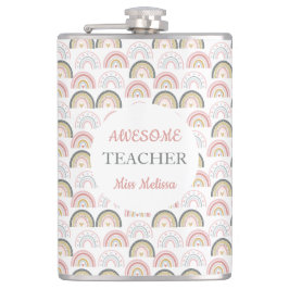 パステルレインボインプレインボーハートパタ素晴らしーン先生 フラスク