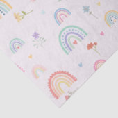 パステルレインボウズガーリーワイルドフラワー&ハート 薄葉紙 (詳細)