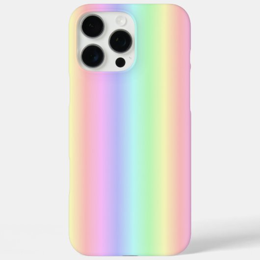 パステルレインボストリップ – パターン Case-Mate iPhoneケース (裏面)