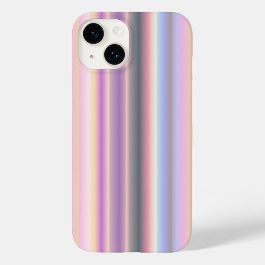 パステルレインボストリップ – パターン Case-Mate iPhoneケース (裏面)