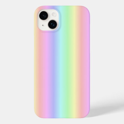 パステルレインボストリップ – パターン Case-Mate iPhoneケース (裏面)