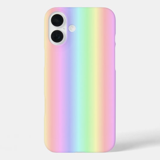 パステルレインボストリップ – パターン Case-Mate iPhoneケース (裏面)