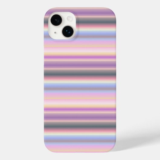 パステルレインボストリップ – パターン Case-Mate iPhoneケース (裏面)