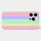 パステルレインボストリップ – パターン iPhoneケース (裏面横)